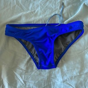 Jolyn, Blue Andy drawstring swimsuit bottoms